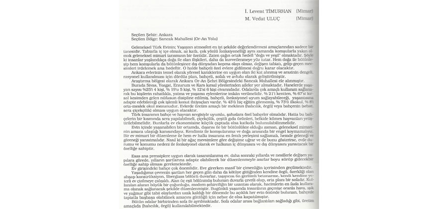 Proje Yarışması 1992